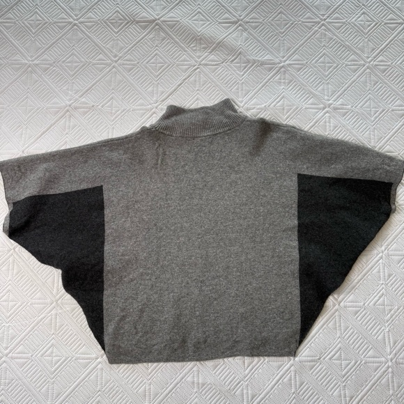 Benedetta B. Knit Merino Wool & Cashmere Blend Cape Sweater O/S - Picture 6 of 6